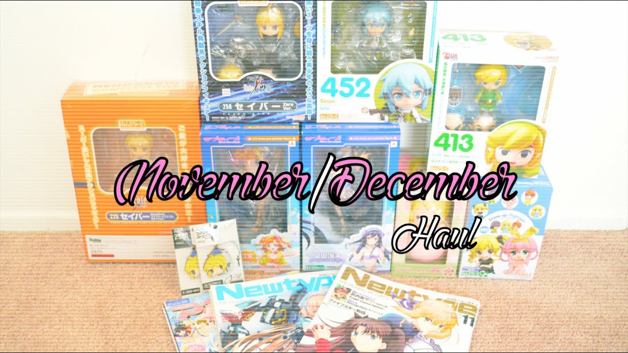 November & December Anime Figure Haul