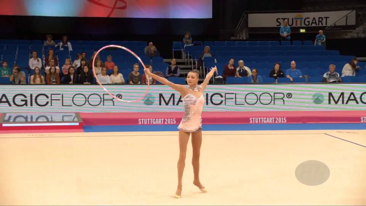 MAZUR Viktoriia (UKR) – 2015 Rhythmic Worlds, Stuttgart (GER), Qualifications Hoop