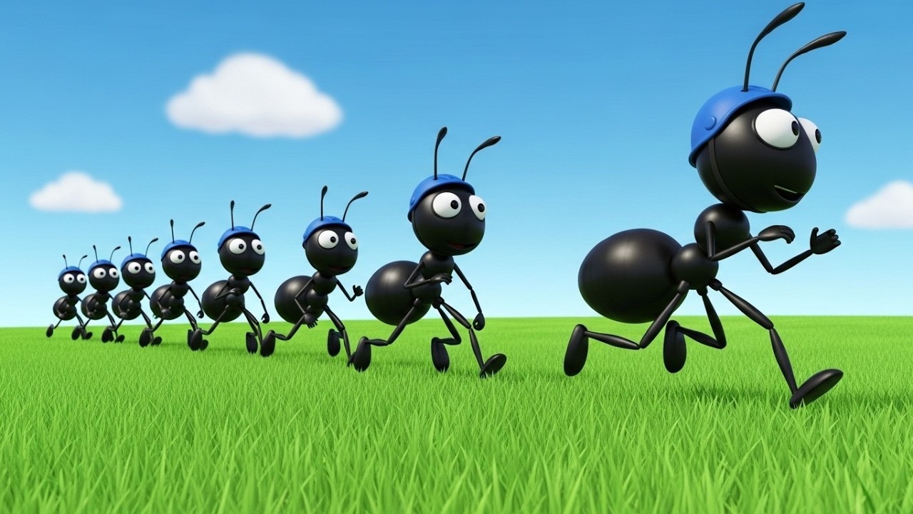 The Ants Go Marching 🐜🎶 | Fun Counting Song for Kids | March Along Nursery Rhyme