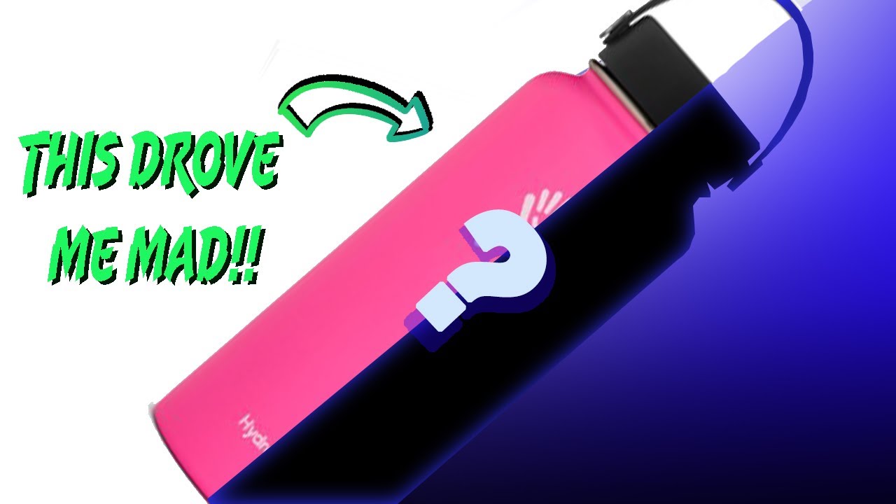 MY FIRST CUSTOM PAINTED HYDROFLASK 🥶💧(super satisfying)💦