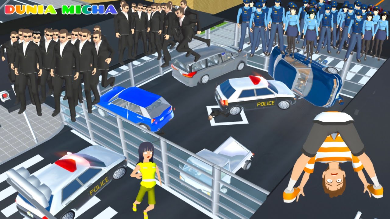 Yuta Buat Lobang Perangkap Mobil Untuk Yakuza 🤣🤢 Susanti Pingsan Mio Pemenangnya | Sakura Simulator