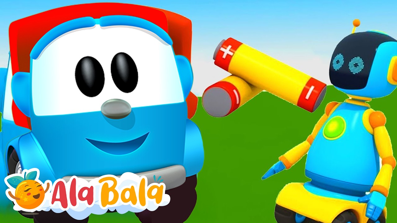 Desene Animate Educative cu Super - Camionul Leo și construiește un Robot  - AlaBaLa
