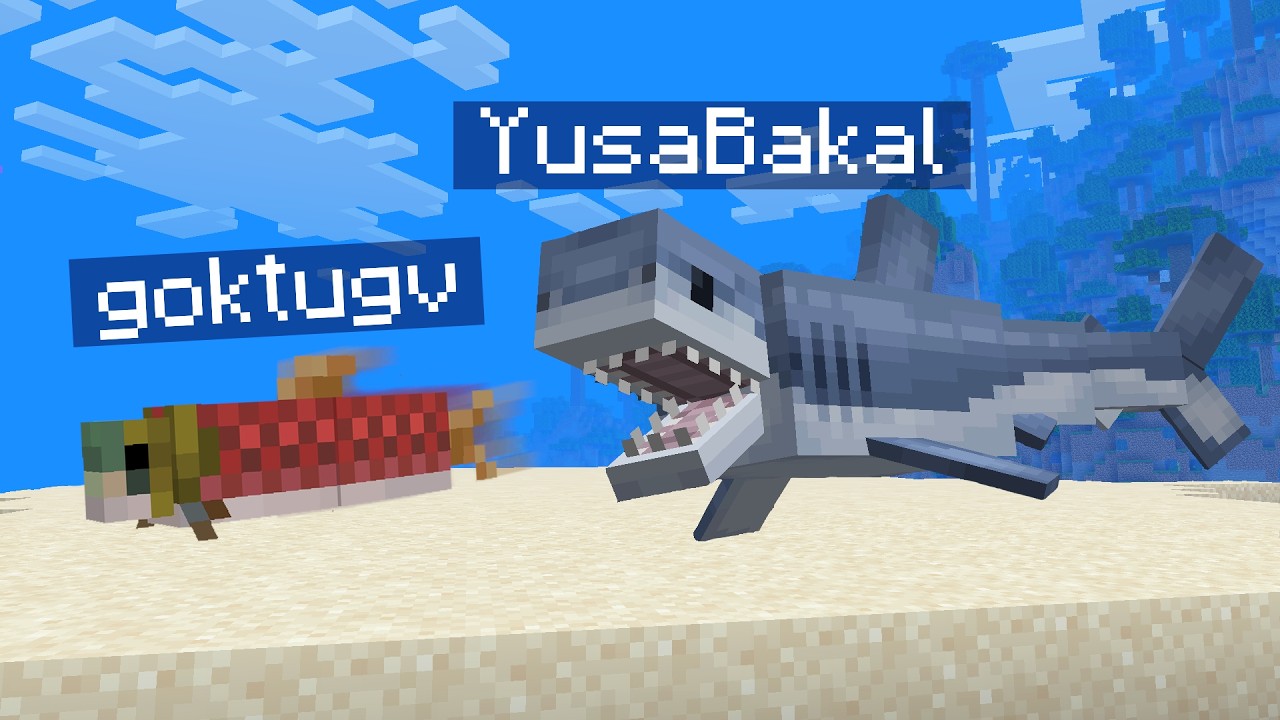 KÖPEK BALIĞINA Karşı Minecraft'ı Bitiriyoruz!