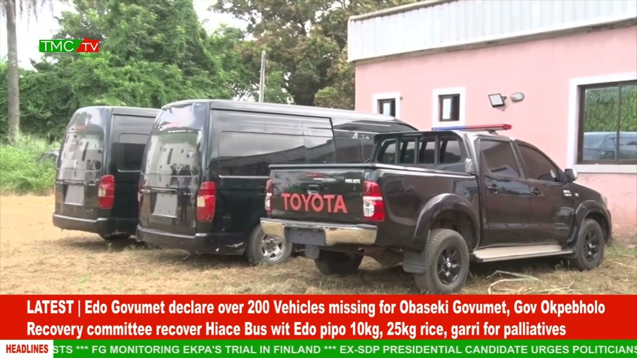 LATEST | Edo Govumet declare over 200 Vehicles missing for Obaseki Govumet