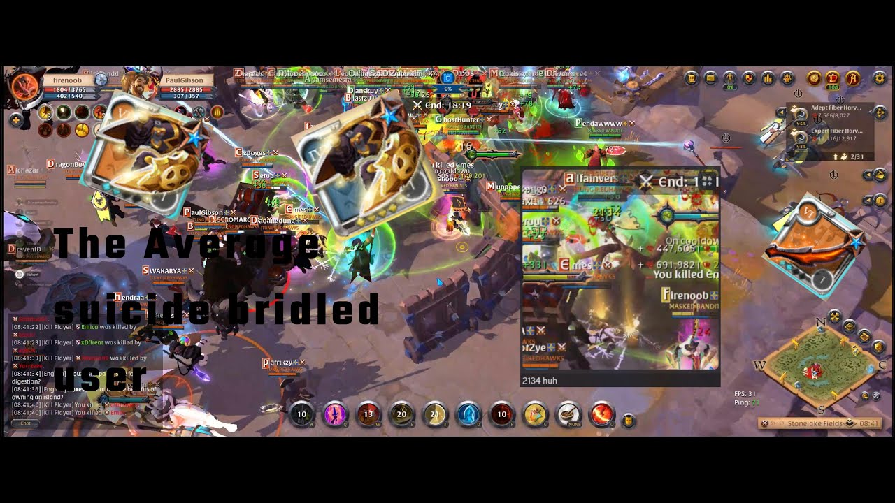 No Need Scythe!!? Albion Online | Masked Bandit | Bridled Fury insane DAMAGE