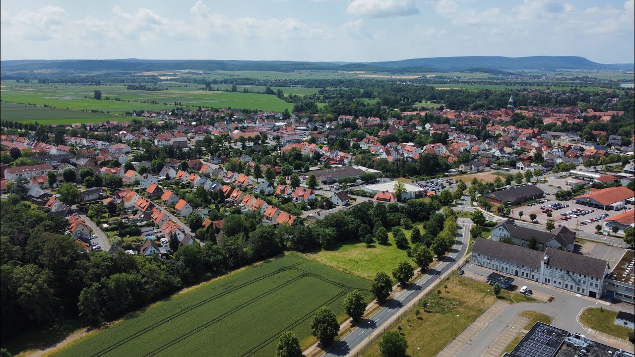 Gronau / Leine von oben. / DJI 4K