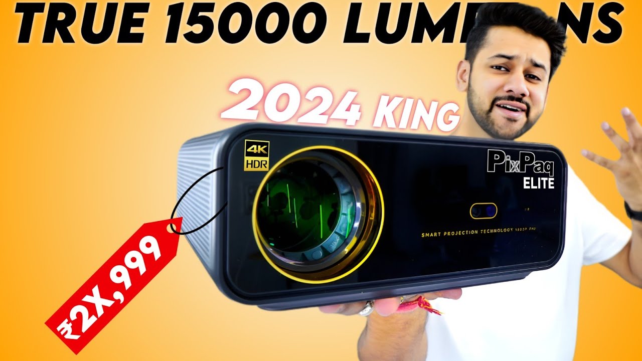 Pixpaq Elite (JAPAN) Projector Review | 2024 Real KiNG Under 25000? 650 inch Cinema TEST