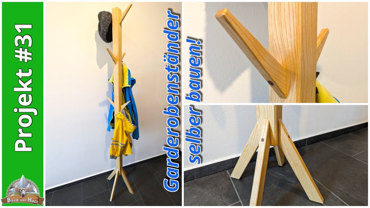 Edler & zeitloser Garderobenständer | Kleidungsständer | DIY Garderobe
