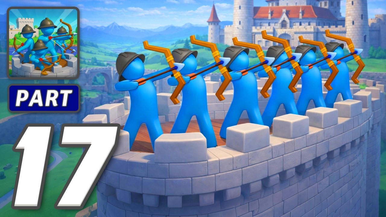 Archery Bastions: Castle War - Gameplay Walkthrough Part 17 - Precision Win The Siege (iOS, Android)