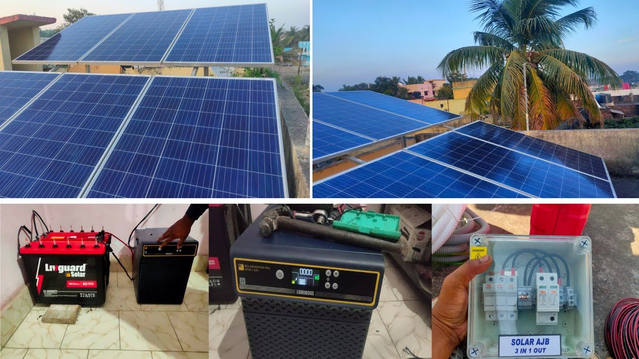 2kw off grid solar system | 2kw off grid solar system installation में क्या क्या लगाया जाता है