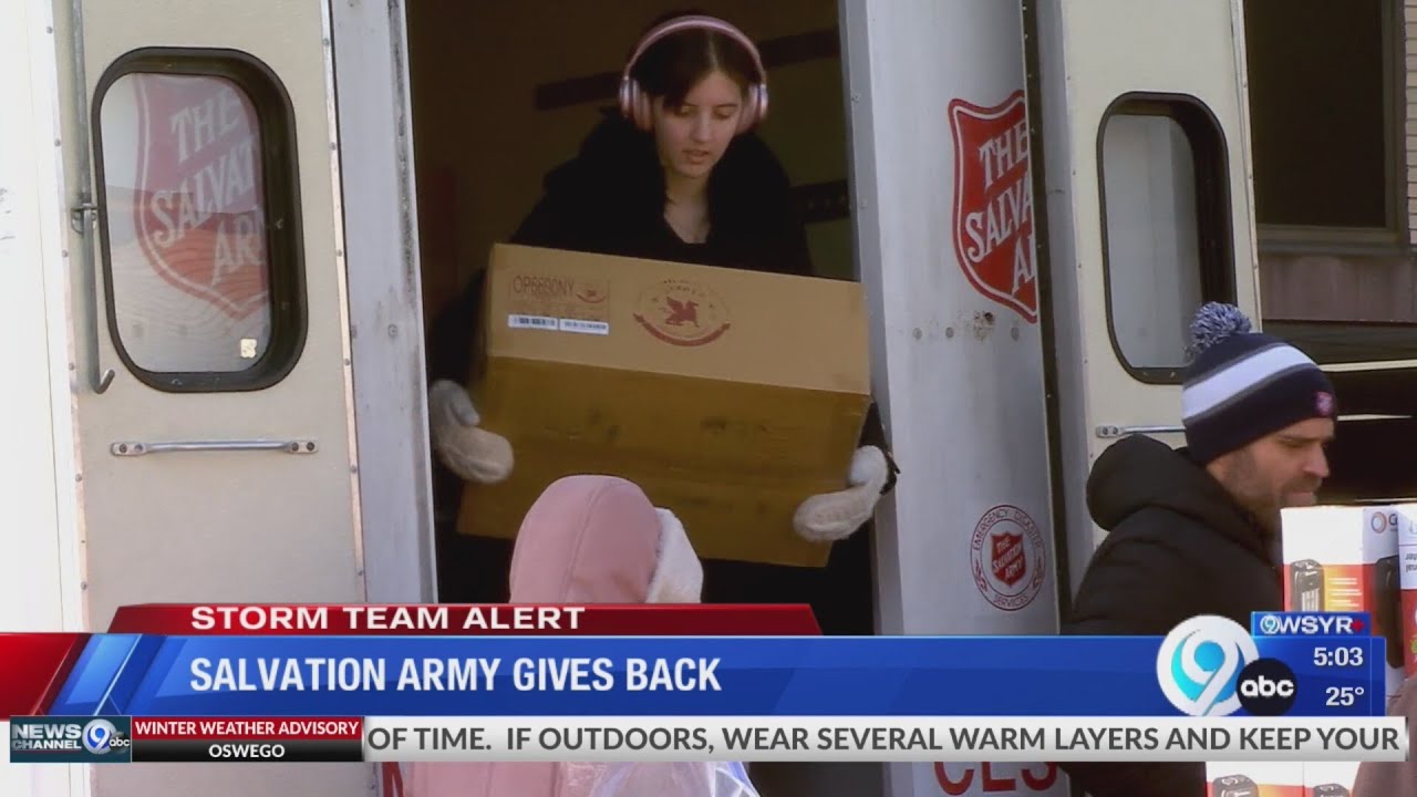 Salvation Army gives back to help people fight the cold