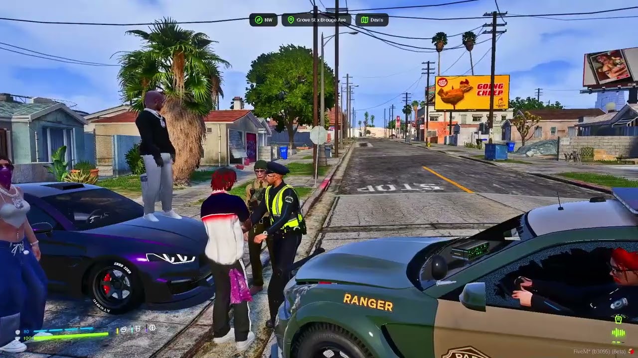 Mikey fights ESB during Raid on 5th Day as a Cop | Prodigy 2.6 | GTA