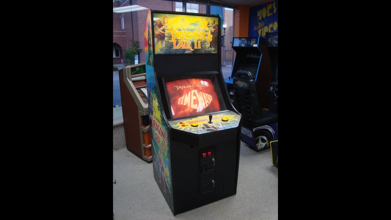 Dragon's Lair II : Time Warp 1991 Leland Arcade Game!  Laserdisc CLASSIC!
