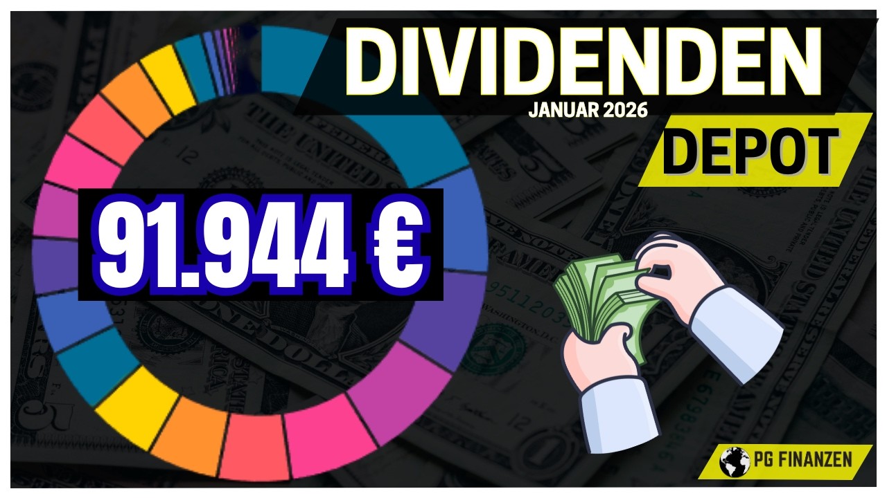 Dividenden Januar 2026: Von 250 € zu 92k € Depot – Mein Weg zur Frührente! 📈 #PGFinanzen