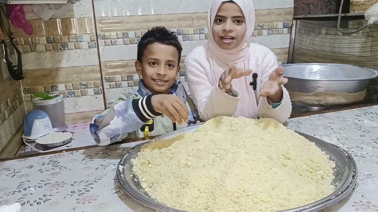 عمل الكسكسي سهله وسريعه ،😂🤣🤣