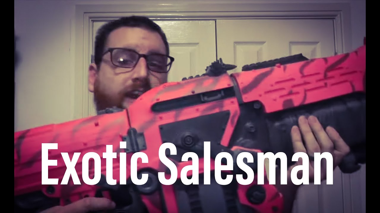 The EXOTIC Salesman - Relax by buying items obtained by questionable methods