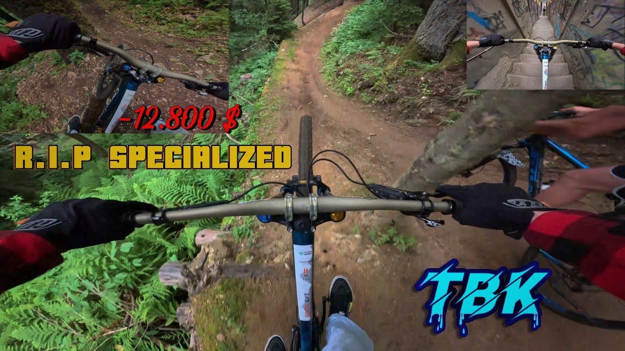 AM LUAT COPACUL 🤦  Pe Postavaru #downhill#gopro #specialized