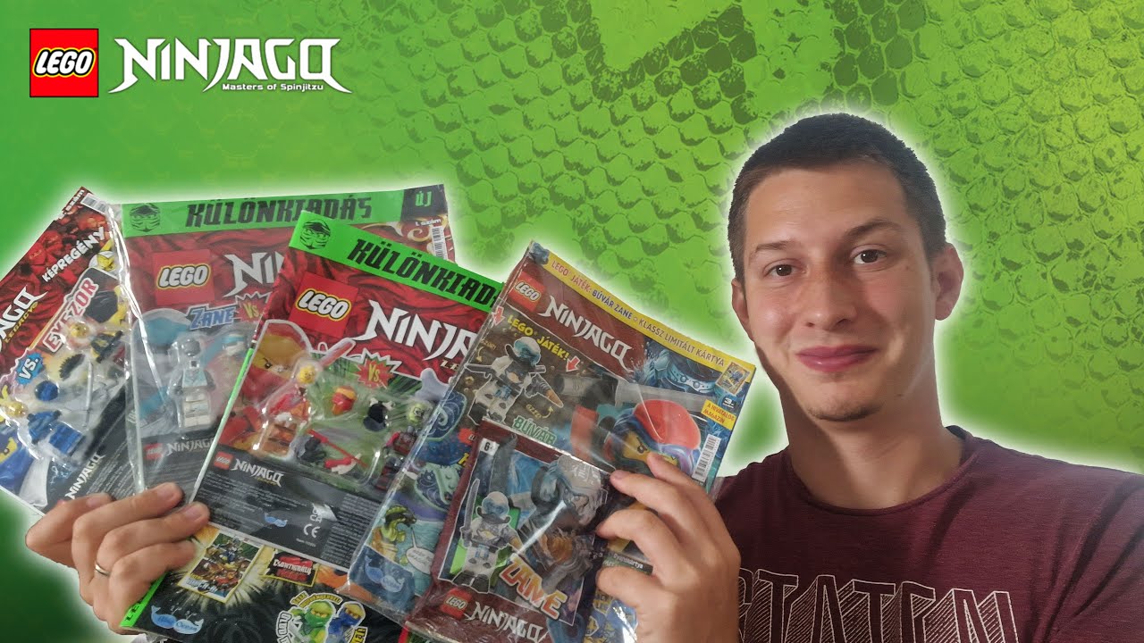 Lego Ninjago Minifigurás Kártyás Magazinok | Bemutató