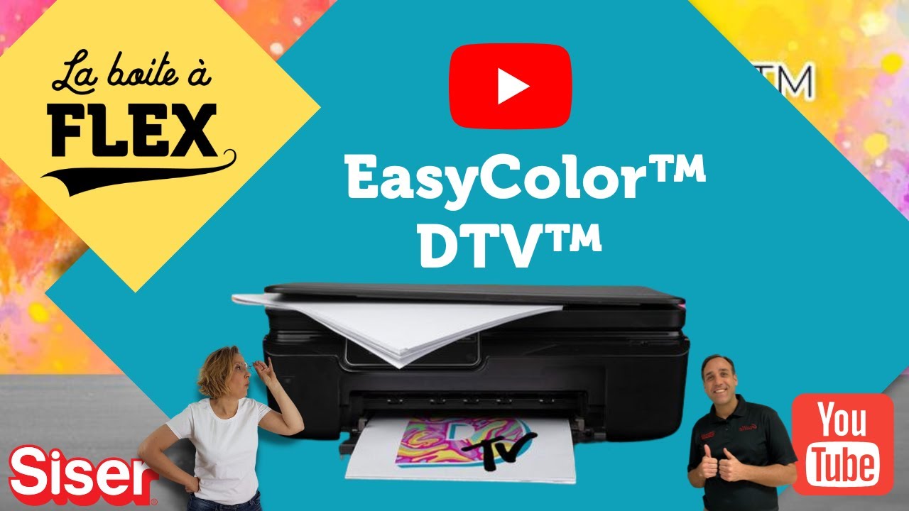 EasyColorTM SISER : la nouvelle façon d'imprimer à la maison et de décorer en couleur !! 🖨️ 😮