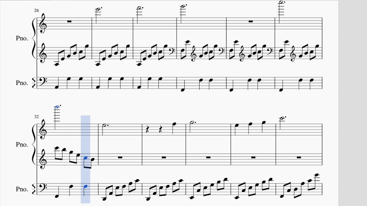 [Deemo] Rabpit - Dream | Piano Sheet