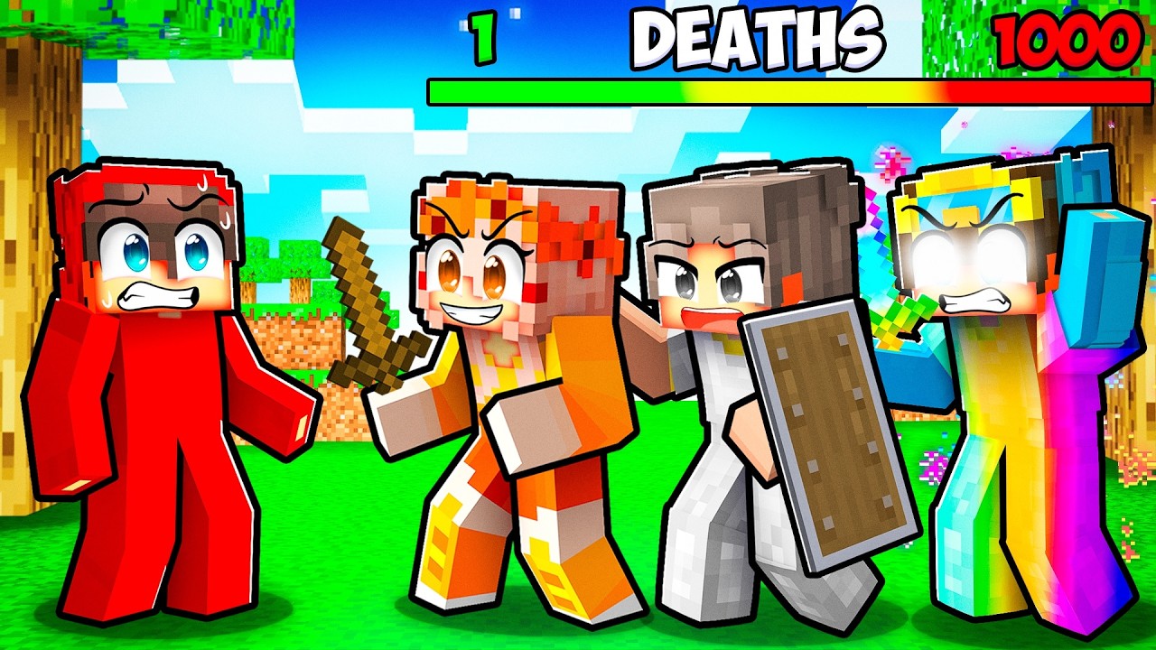 Minecraft but Every Time I Die, Hunters Get Upgraded