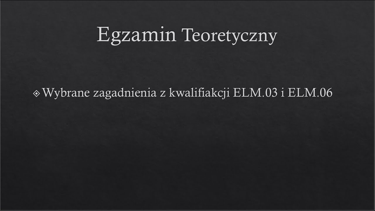 Teoria dla kwalifikacji technik mechatronik, ponad 100 zadań w 25 min, część 4/5 kursu do egzmainu