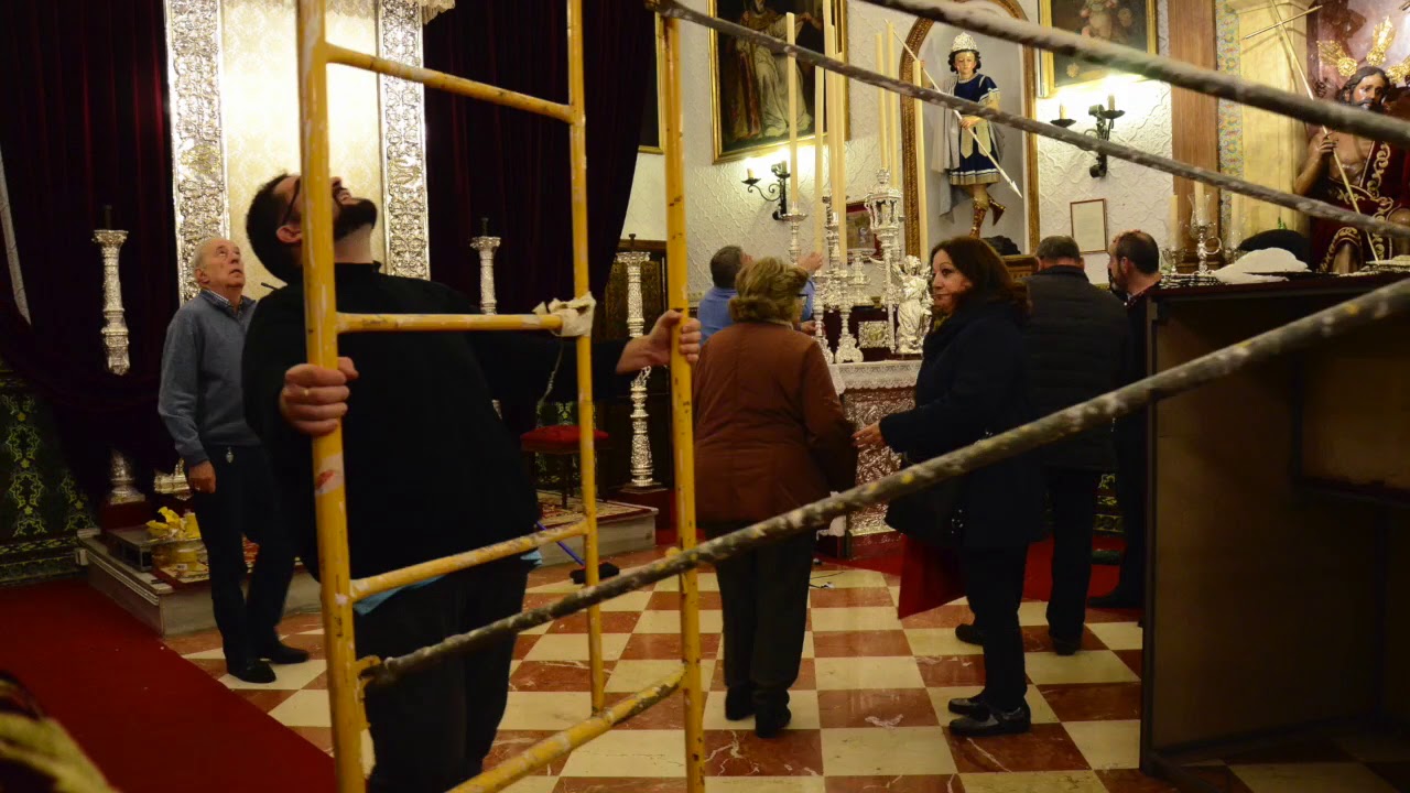 Time-Lapse del altar de Besamanos y Cultos de Nuestra Señora de la Esperanza