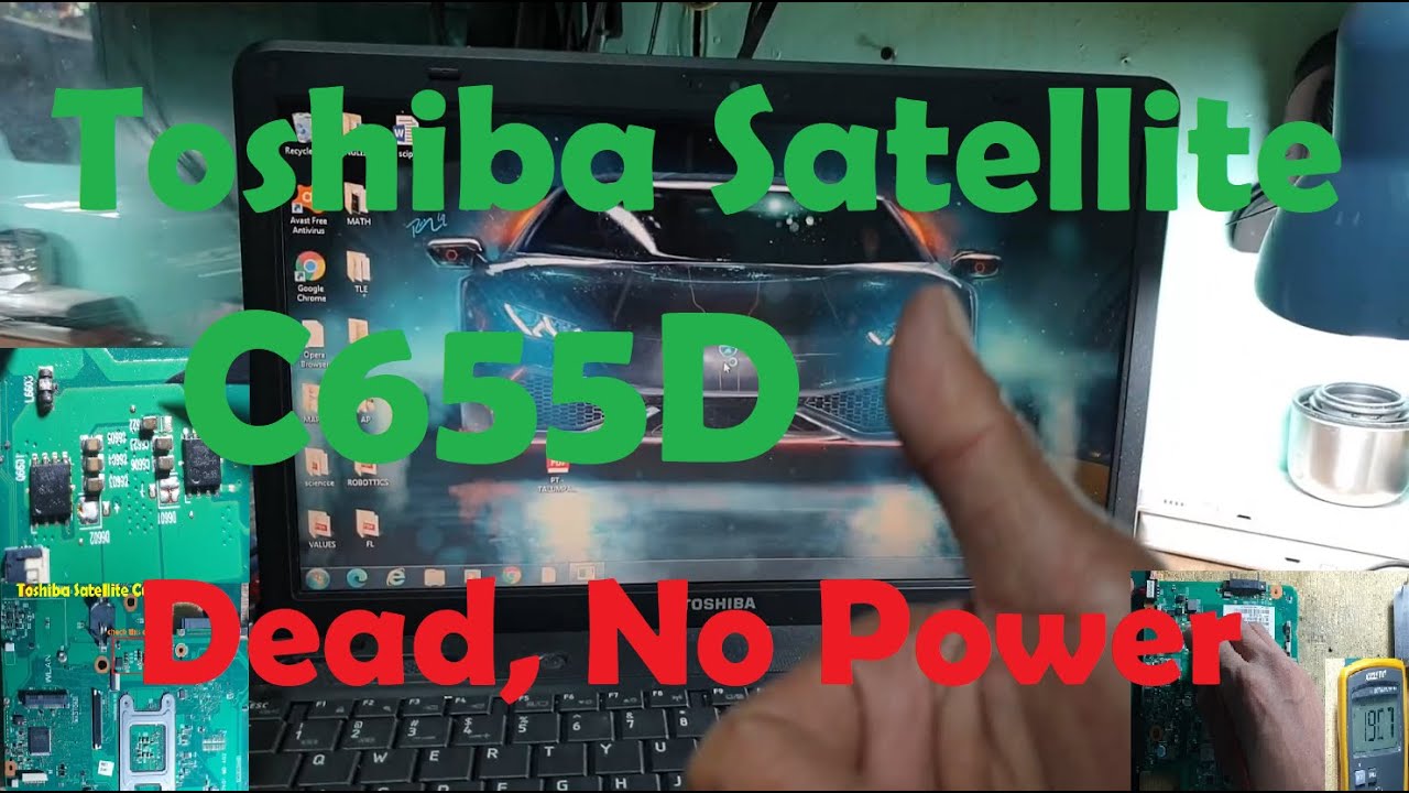 Toshiba Satellite C655D Laptop Dead No Power