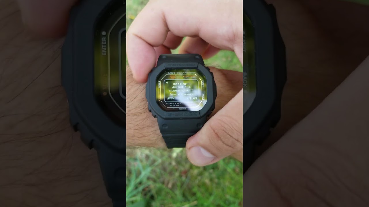 Gshock dw H5600 - Measuring Spo2