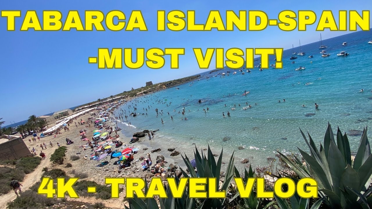 🏝️TABARCA ISLAND 🇪🇸 | #ALICANTE | 4K VIDEO #spain #travel
