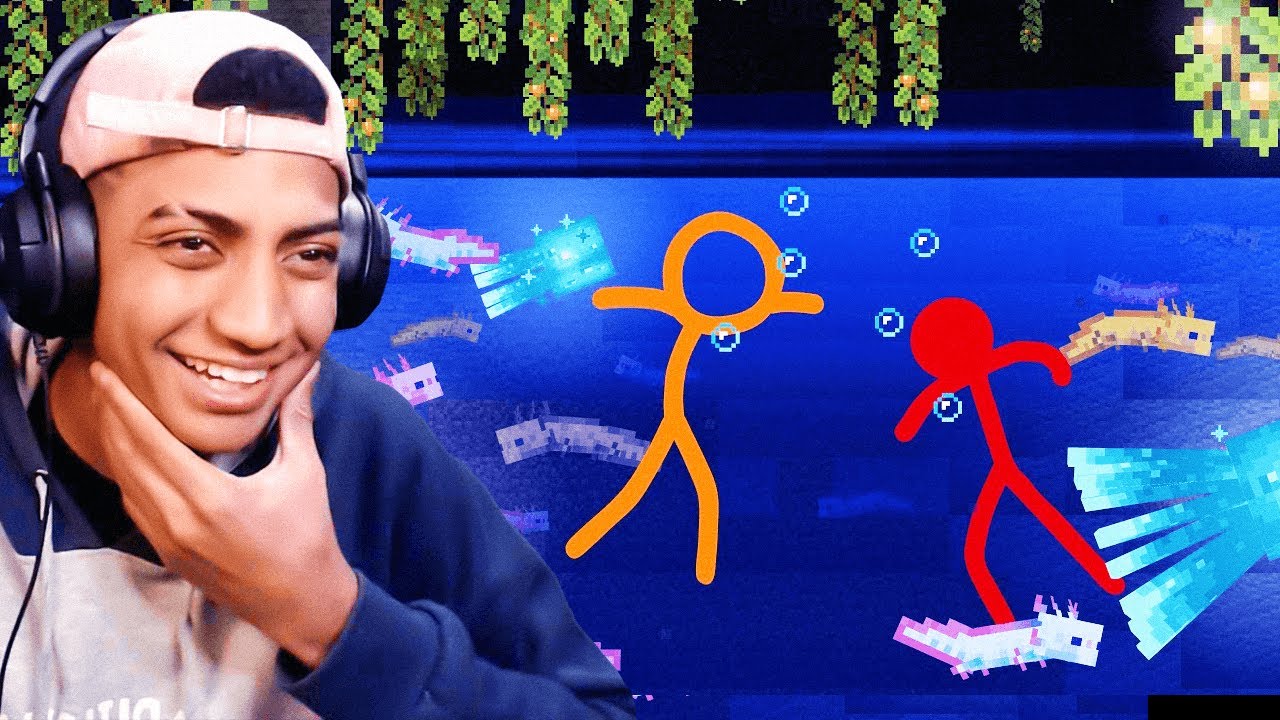 Reagindo a ANIMAÇÃO VS MINECRAFT (Lush Caves)