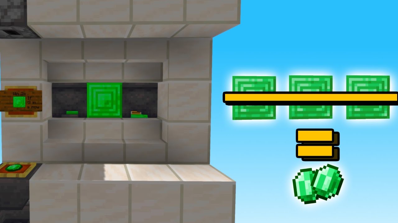 Minecraft: 5 Blocks Wide Slot Machine for Casino