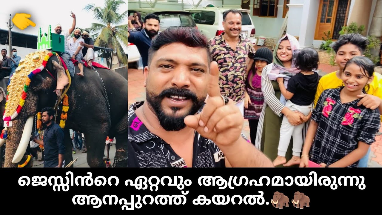 ജെസ്സിൻറെ ഏറ്റവും ആഗ്രഹമായിരുന്നു #ആനപ്പുറത്ത് കയറൽ..