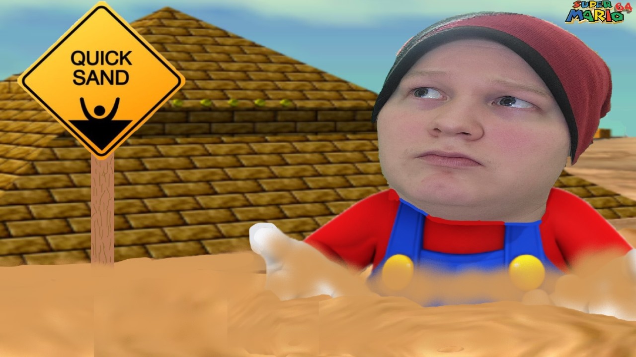 Quicksand is Evil 😭l Shifting Sand Land l Super Mario 64 Part 8