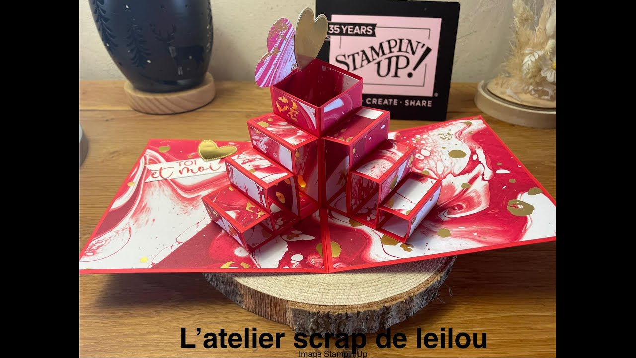 Carte Pop Up ( escalier )