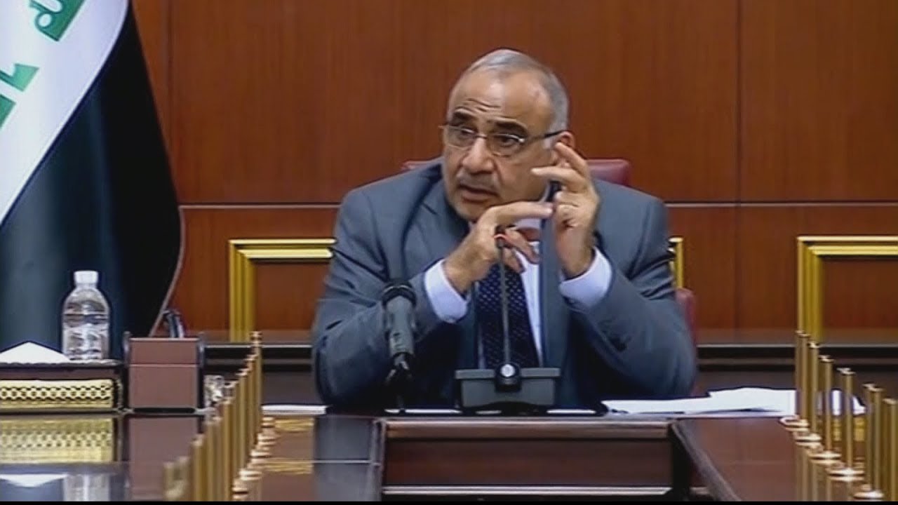 🇮🇶 رئيس الوزراء العراقي يطلب من المتظاهرين التوقف عن الخروج إلى الشوارع