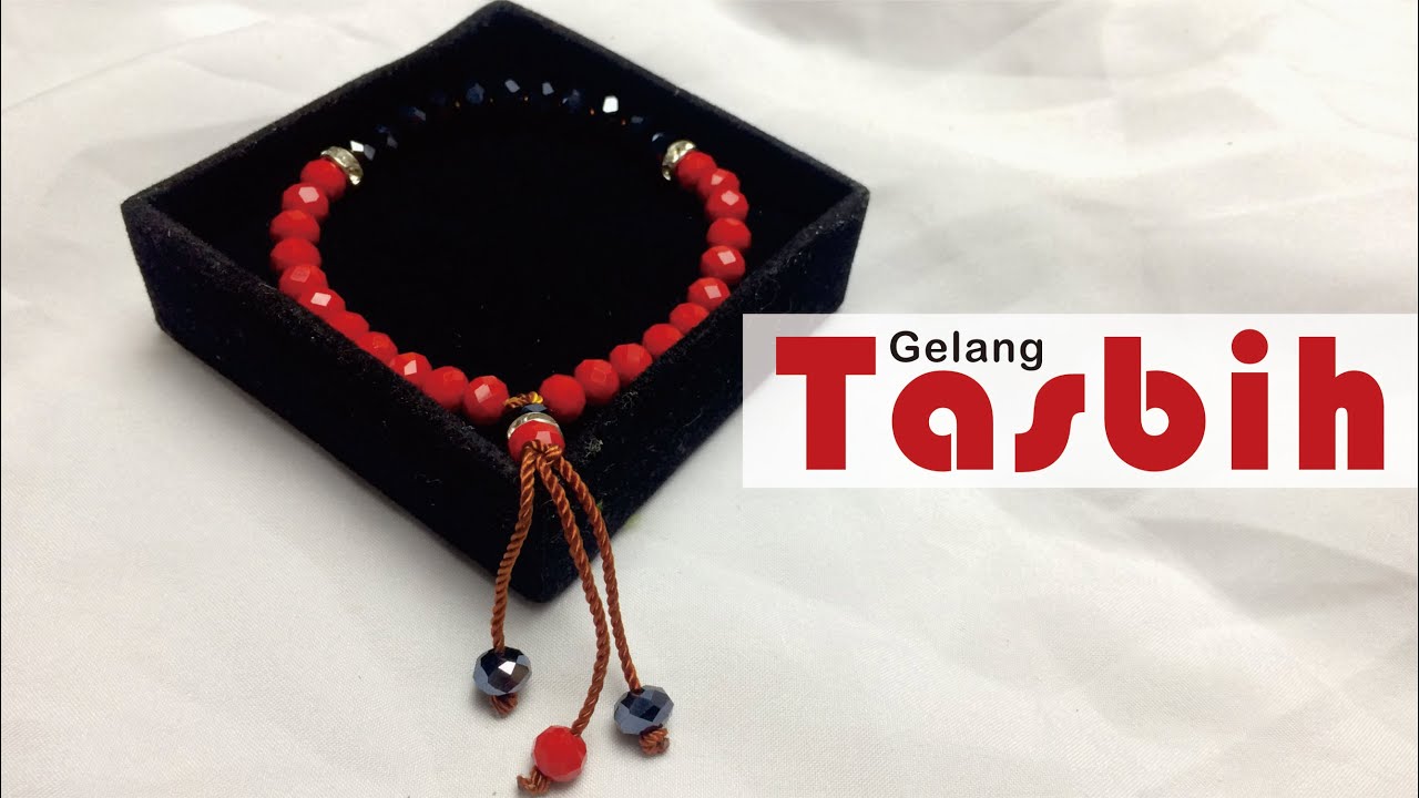 #gelang | Cara membuat gelang tasbih sendiri dari manik di rumah