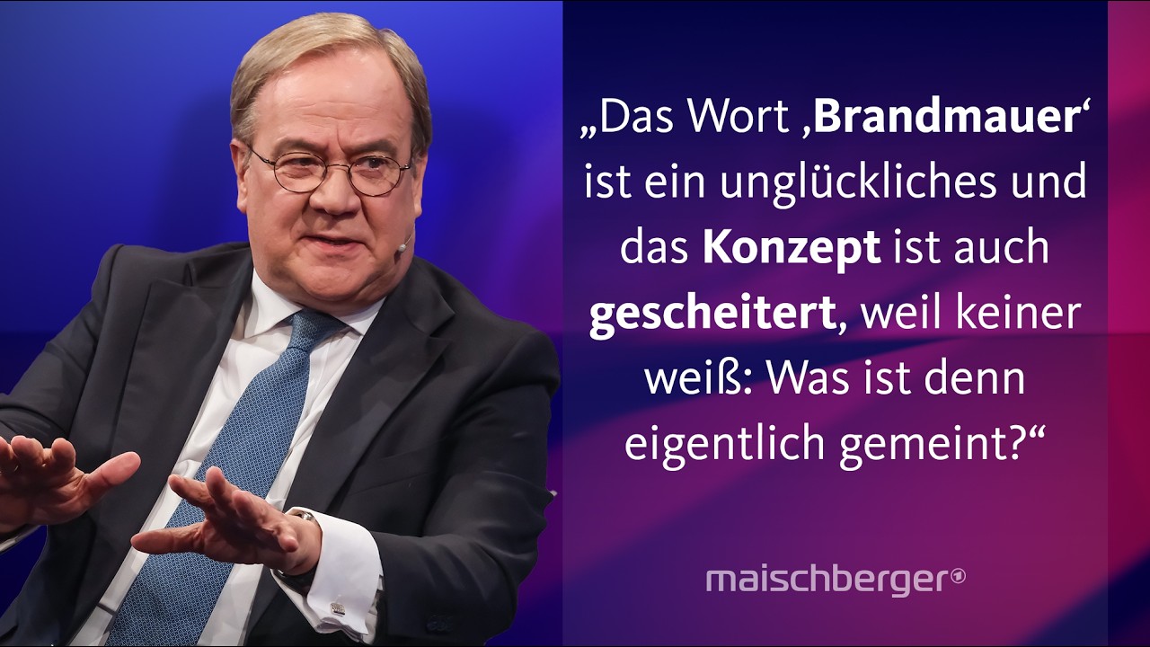 Armin Laschet und Hubertus Heil &uuml;ber AfD, Brandmauer und die Zukunft ihrer Parteien | maischberger