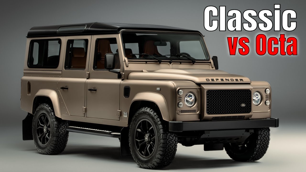 Land Rover Classic Defender V8 и Octa: идеальная пара.
