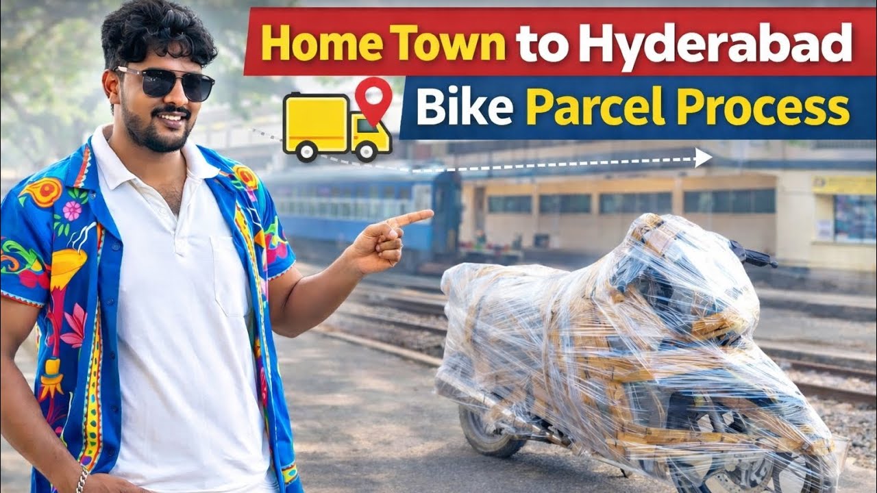 Kadapa to Hyderabad Bike Parcel Process 🏍️📦 | Full Transport Guide Telugu