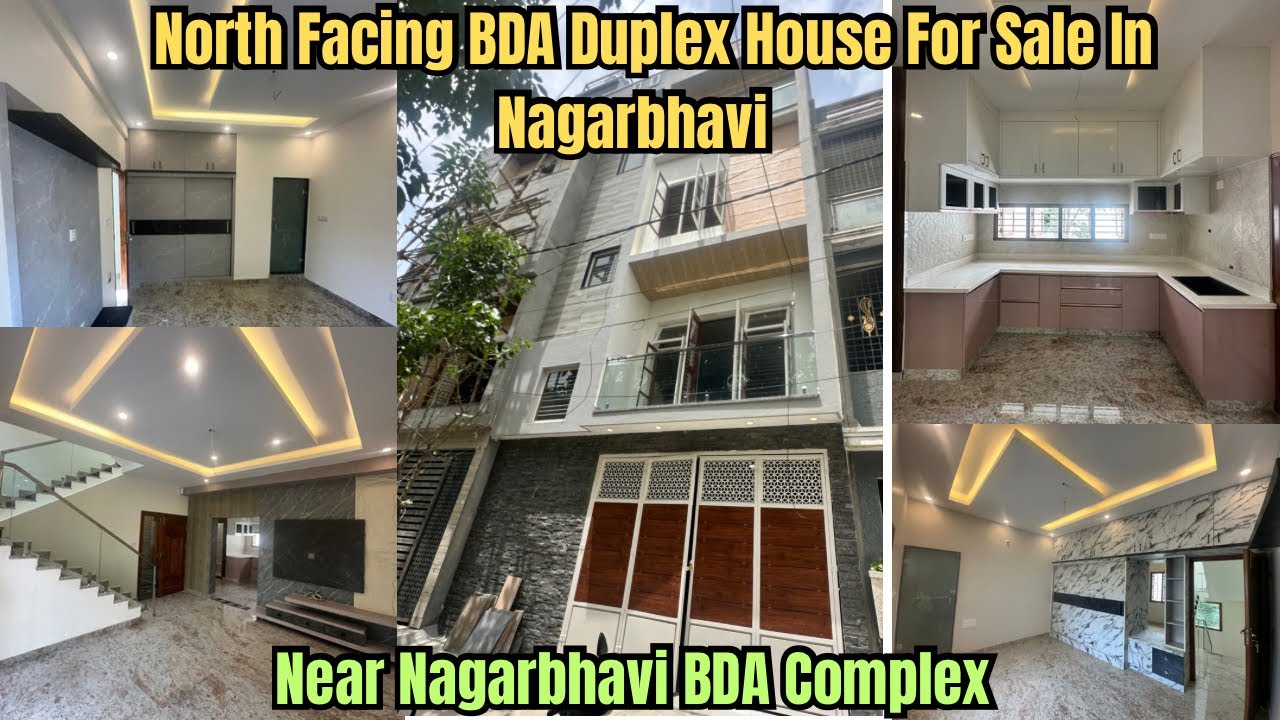 #168 #BDA North Facing Duplex House For Sale Near Nagarbhavi BDA Complex #houseforsaleinbangalore