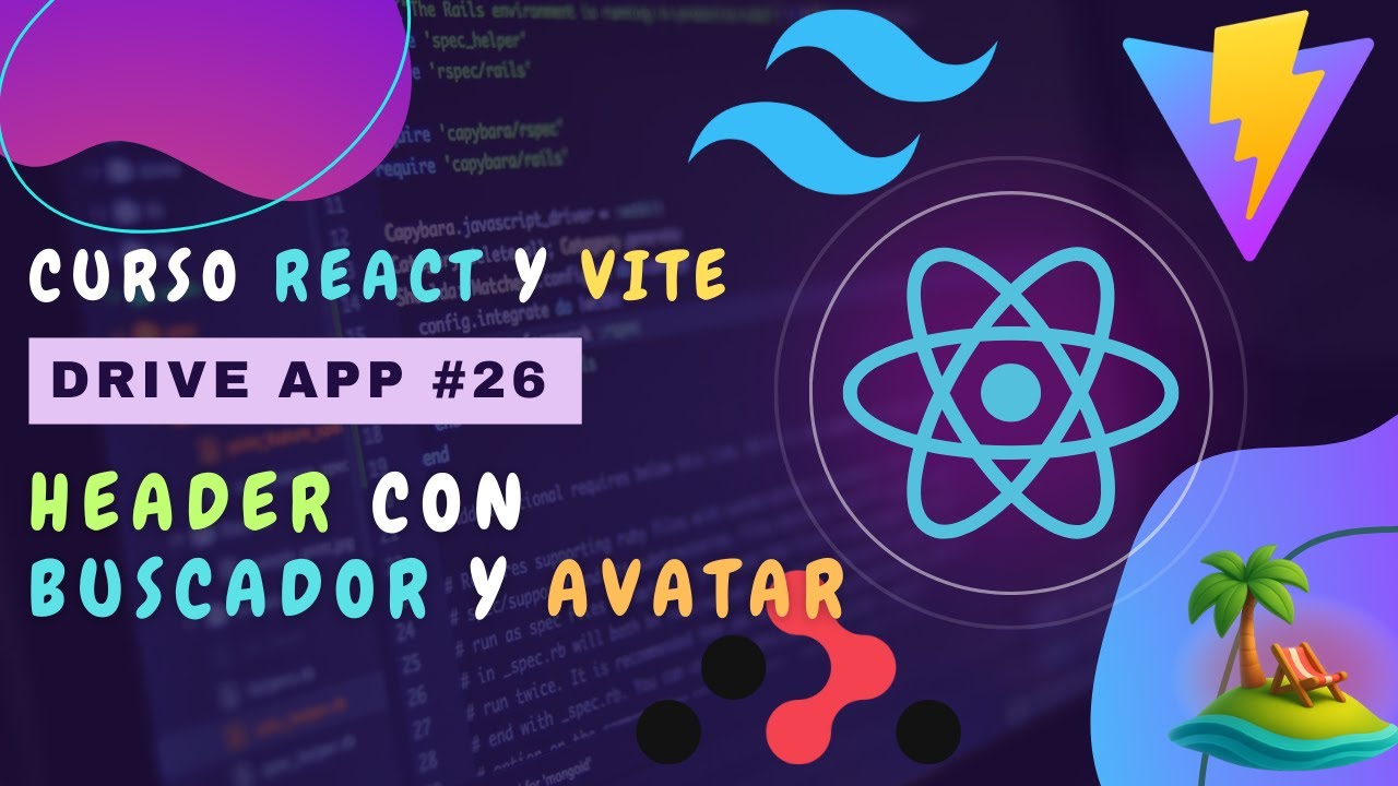 Curso Frontend con React y Vite – #26 Crear Header con Barra de Búsqueda y Menú de Usuario