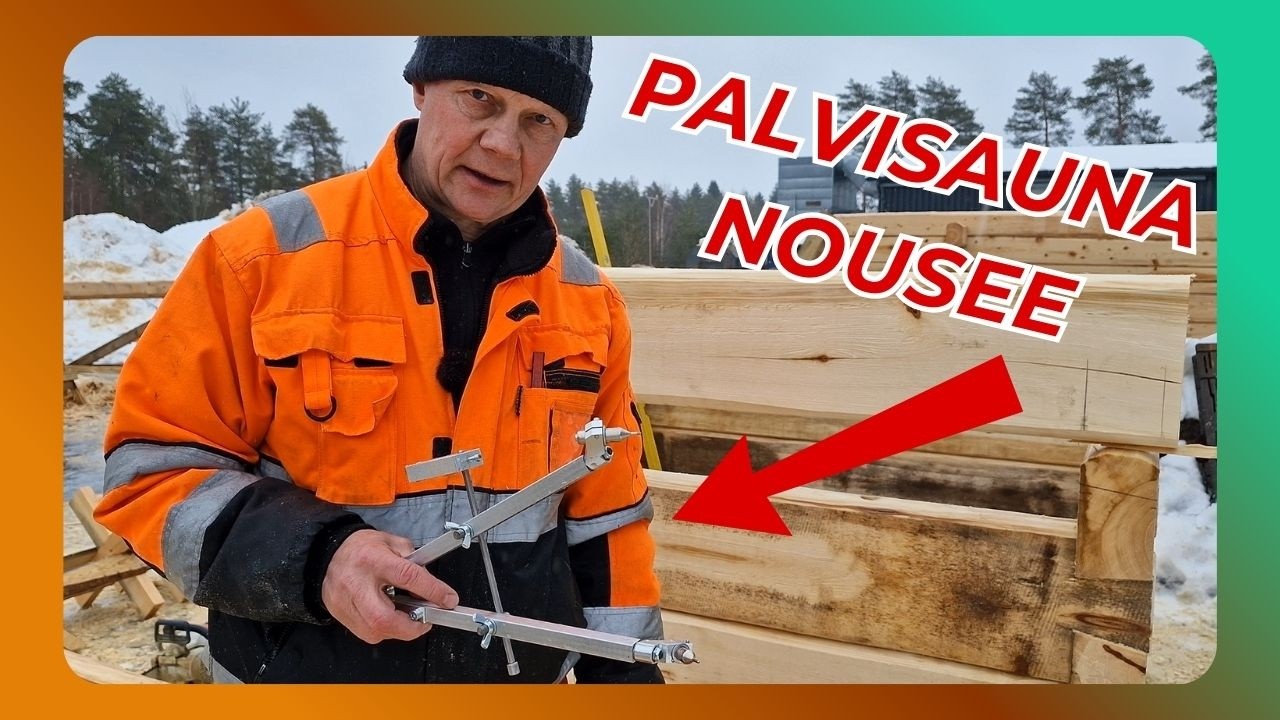 Piirretään lukkonurkka- ja lohenpyrstö salvokset uudenlaisella tarkkuusharpilla
