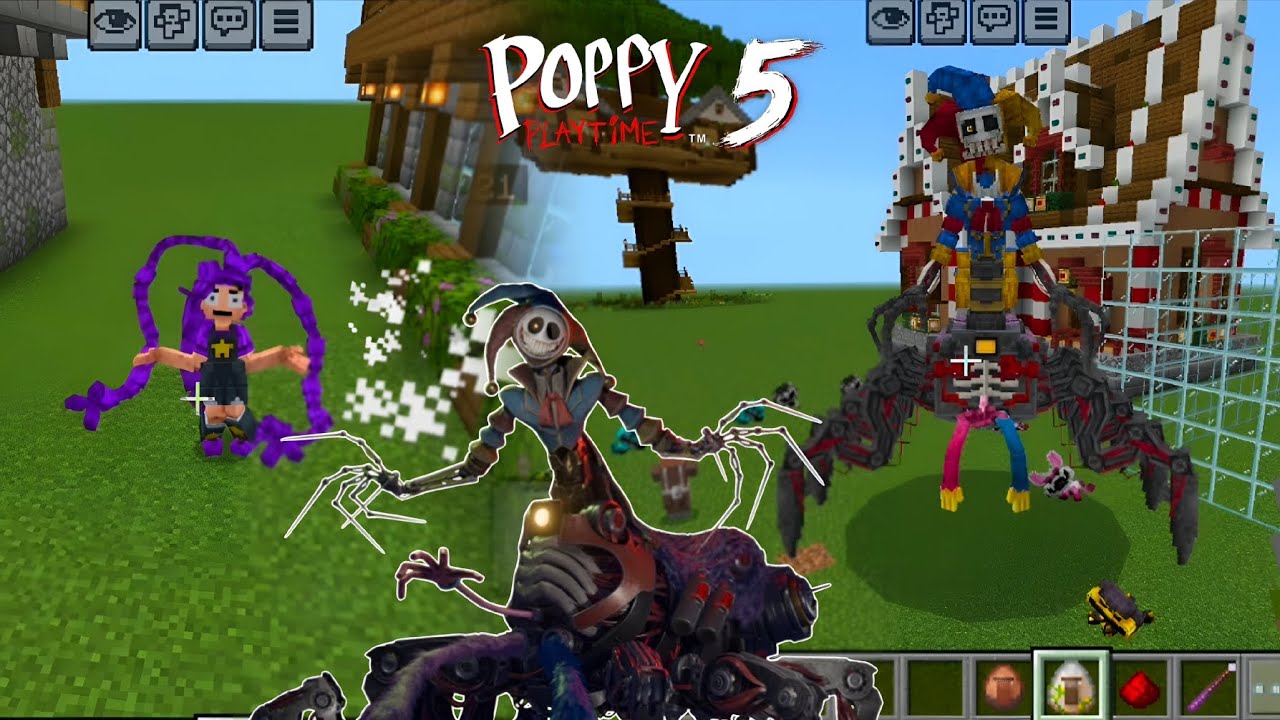 Poppy playtime chapter 5 All Monsters Addon in Minecraft PE | Prototype Addon MCPE | Nouman is live