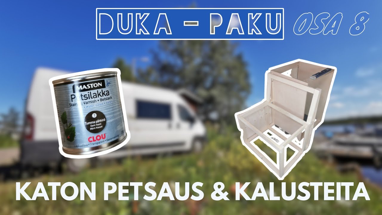 DUKA-BUILD OSA 8 | KALUSTEIDEN TEKOA JA KATON PETSAUS