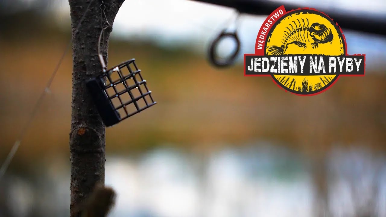 Feeder z koszyczkiem na małej rzece