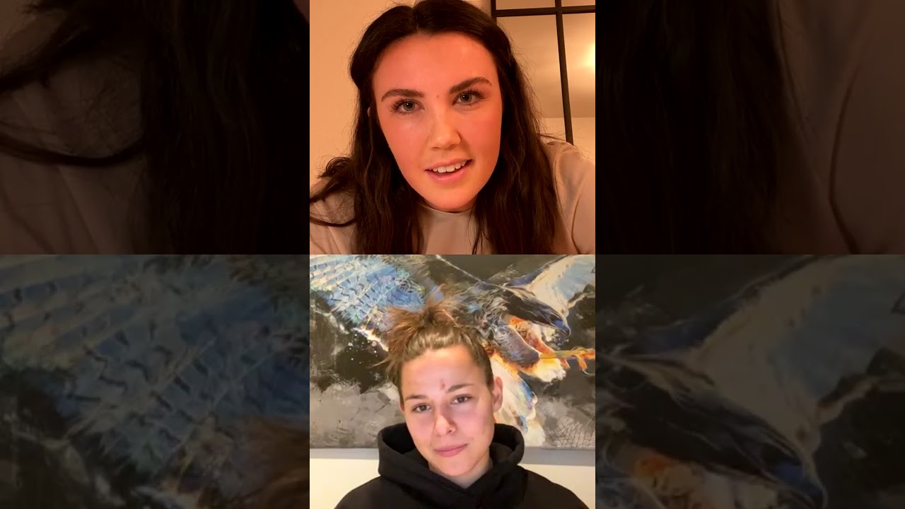 🎥 𝙄𝙂 𝙇𝙄𝙑𝙀:Ingrid Engen 🇳🇴and Lena Oberdorf 🇩🇪