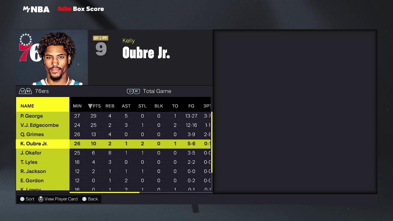 NBA2K26 League Pass 2025 Season 76ers @ Celtics.