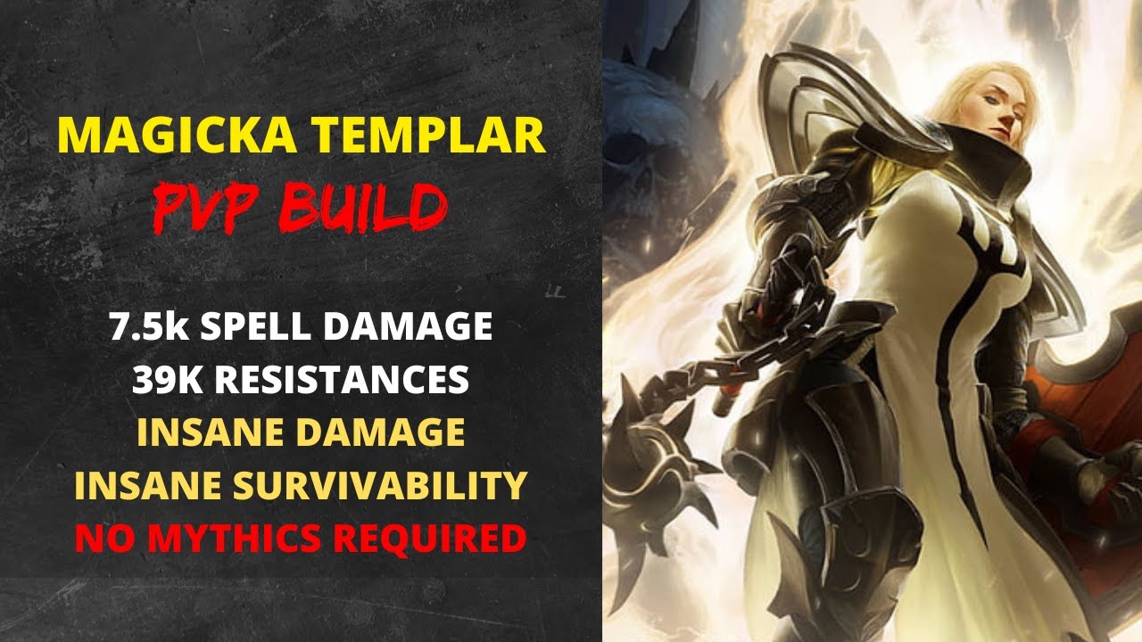 ESO - Magicka Templar PVP build (still my strongest)