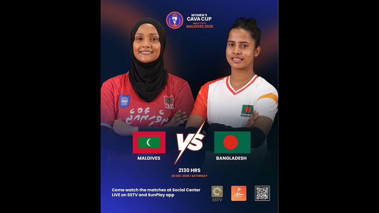 Maldives - Bangladesh. CAVA CUP 2025 (WOMEN) Malé Maldives